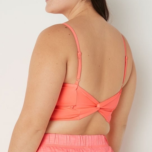 Coral Lightly Lined Ultimate Twist Back Sports Bra XXL | NWT - Picture 6 of 6